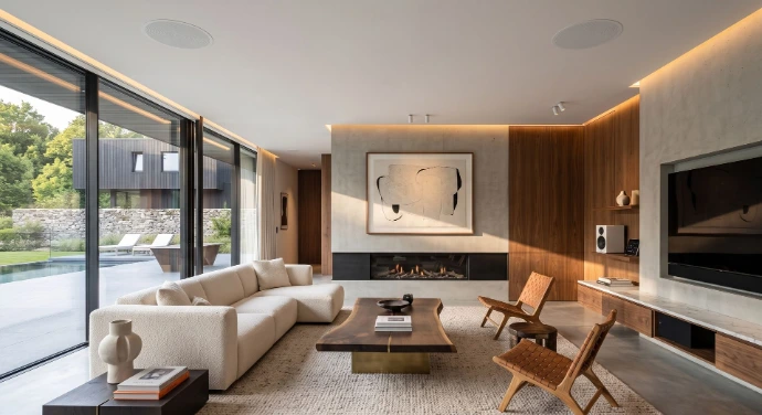 Séjour luxueux moderne